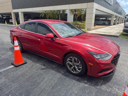 Calypso Red 2020 Hyundai SONATA SEL