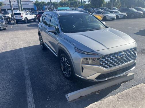 Shimmering Silver 2022 Hyundai SANTA FE Limited