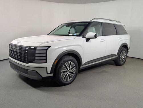 Creamy White Pearl 2026 Hyundai Palisade Hybrid Blue SEL 8P