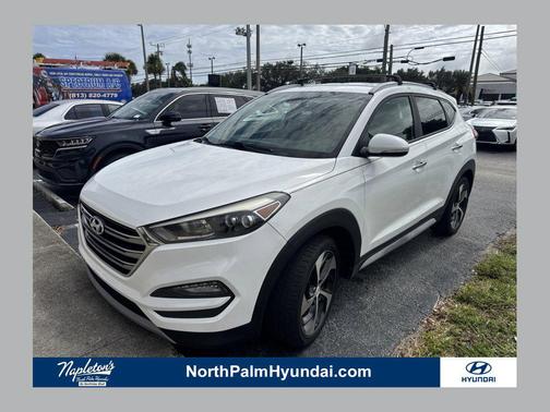 Dazzling White 2017 Hyundai TUCSON Limited