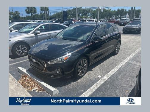 Black Noir Pearl 2018 Hyundai Elantra GT Sport