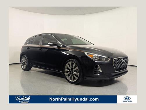 Black Noir Pearl 2018 Hyundai Elantra GT Sport