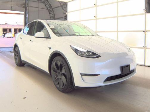 Pearl White Multi-Coat 2021 Tesla Model Y Long Range Dual Motor All-Wheel Drive