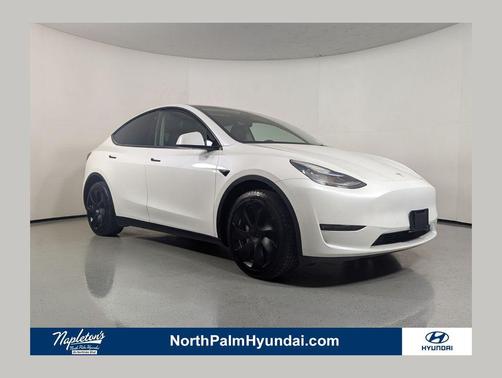 Pearl White Multi-Coat 2021 Tesla Model Y Long Range Dual Motor All-Wheel Drive