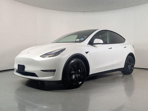 Pearl White Multi-Coat 2021 Tesla Model Y Long Range Dual Motor All-Wheel Drive
