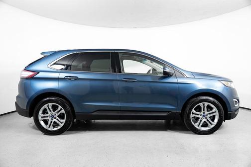 Blue Metallic 2018 Ford Edge Titanium