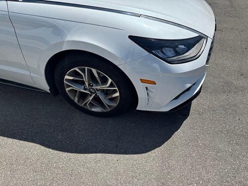 Quartz White 2021 Hyundai SONATA SEL