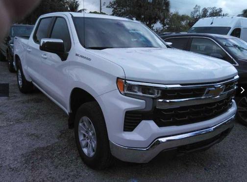 Summit White 2025 Chevrolet Silverado 1500 LT