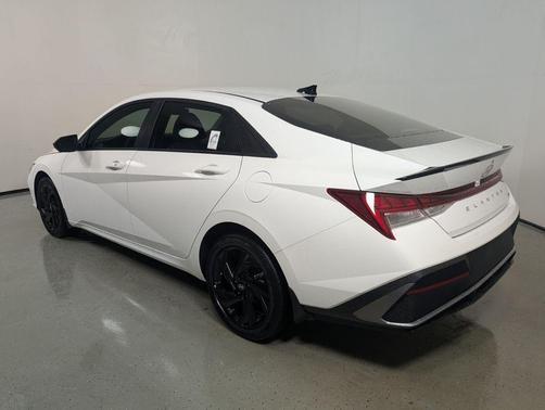 Serenity White 2026 Hyundai ELANTRA HEV SEL Sport
