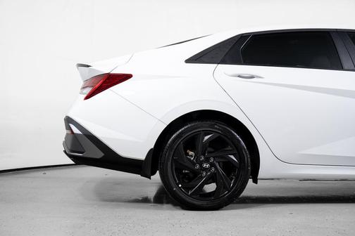 Serenity White 2026 Hyundai ELANTRA HEV SEL Sport