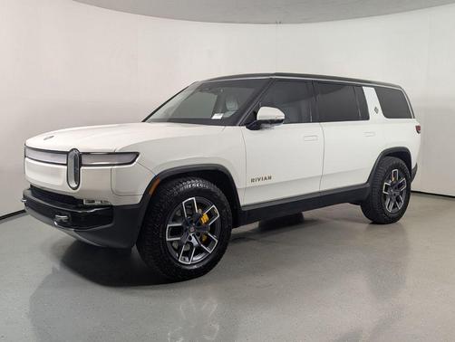 Glacier White 2023 Rivian R1S Adventure