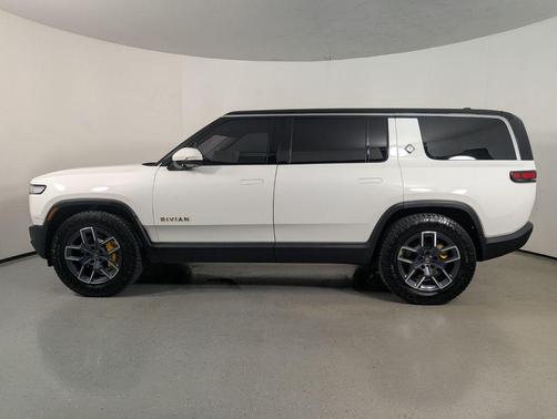 Glacier White 2023 Rivian R1S Adventure