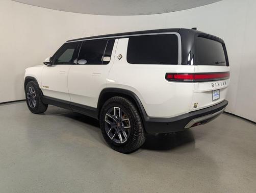 Glacier White 2023 Rivian R1S Adventure