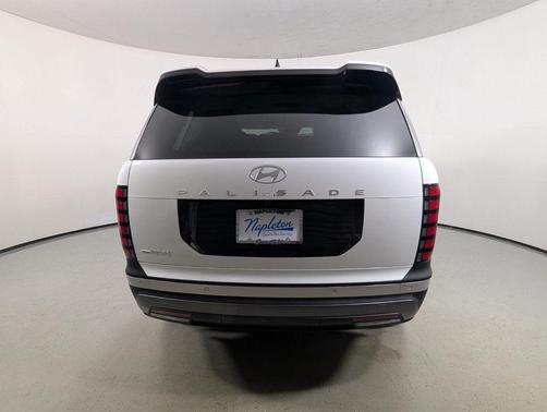 Creamy White Pearl 2026 Hyundai Palisade Hybrid Blue SEL 8P