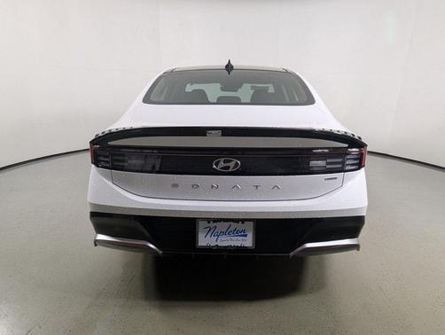 Serenity White 2026 Hyundai SONATA Hybrid SE