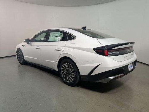 Serenity White 2026 Hyundai SONATA Hybrid SE