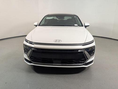 Serenity White 2026 Hyundai SONATA Hybrid SE