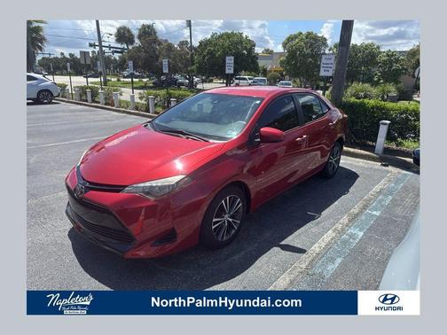Barcelona Red Metallic 2018 Toyota Corolla LE