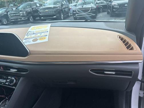 Quartz White 2021 Hyundai SONATA Limited