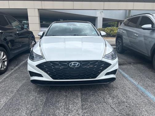 Quartz White 2021 Hyundai SONATA Limited