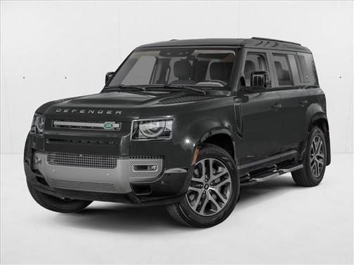 Santorini Black Metallic 2025 Land Rover Defender 110 P400 X-Dynamic SE