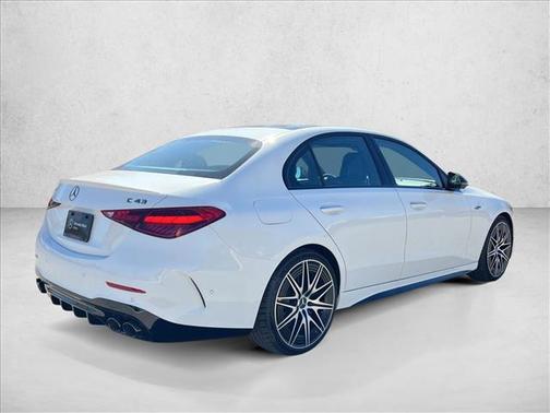 Polar White 2026 Mercedes-Benz AMG C 43 4MATIC