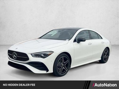 Polar White 2026 Mercedes-Benz CLA 250 4MATIC