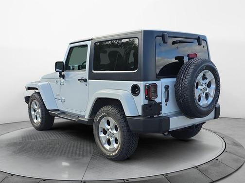 Bright White Clearcoat 2015 Jeep Wrangler Sahara