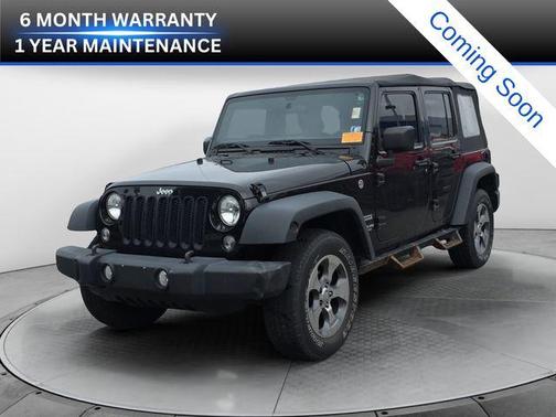 Black Clearcoat 2017 Jeep Wrangler Unlimited Sport