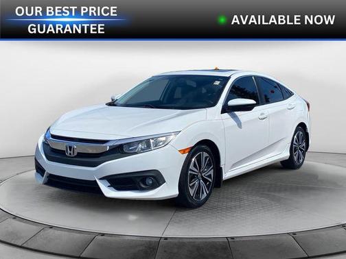 White 2017 Honda Civic EX-L