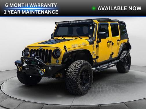 Baja Yellow Clearcoat 2015 Jeep Wrangler Unlimited Sahara