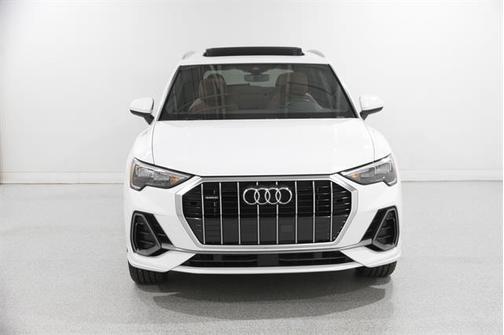 WHITE 2021 Audi Q3 45 S line Premium