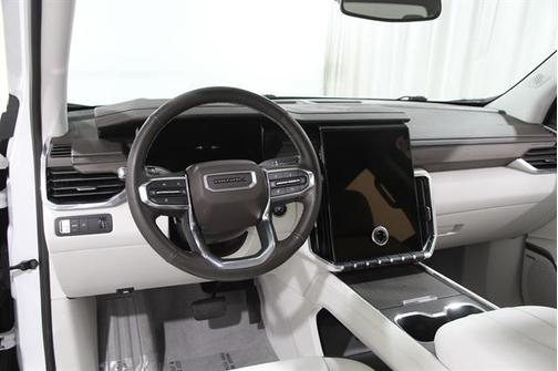White Frost Tricoat 2025 GMC Acadia Denali