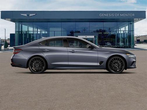 Ceres Blue Metallic 2026 Genesis G70 3.3T Prestige Graphite