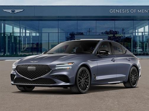 Ceres Blue Metallic 2026 Genesis G70 3.3T Prestige Graphite