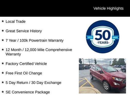 2022 Ford EcoSport SE