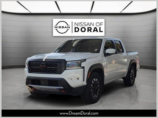 Glacier White 2023 Nissan Frontier PRO-X