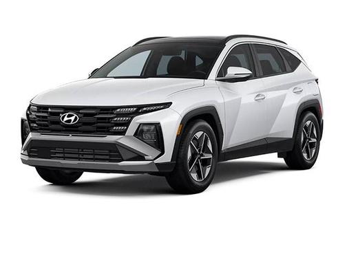 Creamy White Pearl 2025 Hyundai TUCSON Hybrid SEL Convenience