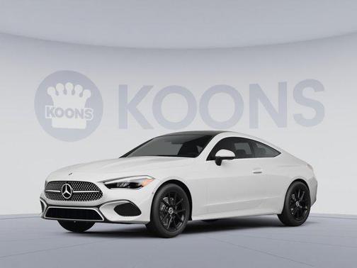 Polar White 2026 Mercedes-Benz CLE 300 4MATIC Coupe