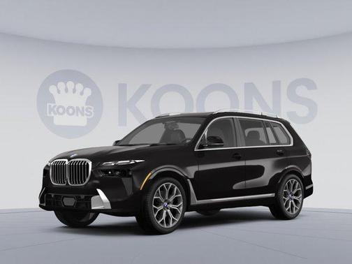 Black Sapphire Metallic 2025 BMW X7 xDrive40i