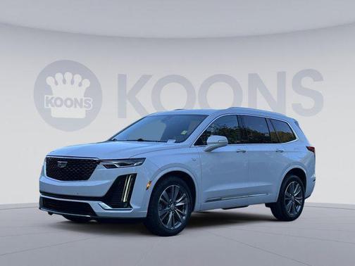 Crystal White Tricoat 2023 Cadillac XT6 Premium Luxury AWD