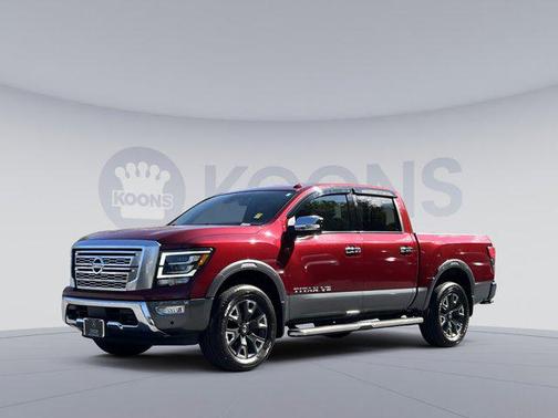 Cardinal Red Metallic 2020 Nissan Titan Platinum Reserve