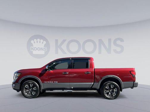 Cardinal Red Metallic 2020 Nissan Titan Platinum Reserve