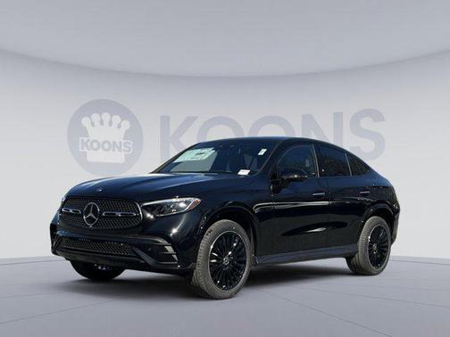Obsidian Black Metallic 2026 Mercedes-Benz GLC 300 4MATIC Coupe