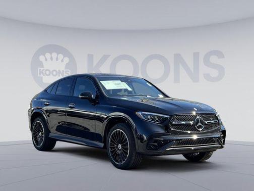 Obsidian Black Metallic 2026 Mercedes-Benz GLC 300 4MATIC Coupe