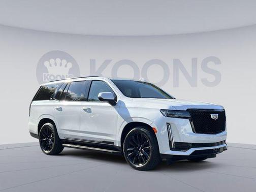 Crystal White Tricoat 2024 Cadillac Escalade Sport Platinum
