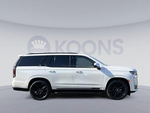 Crystal White Tricoat 2024 Cadillac Escalade Sport Platinum