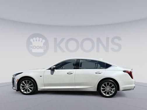 Crystal White Tricoat 2023 Cadillac CT5 Premium Luxury