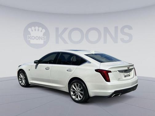 Crystal White Tricoat 2023 Cadillac CT5 Premium Luxury