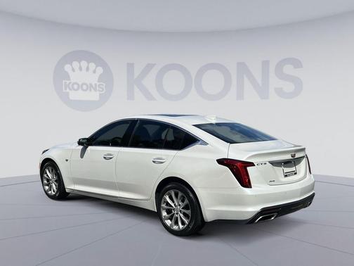 Crystal White Tricoat 2023 Cadillac CT5 Premium Luxury